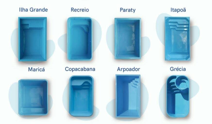 FORNECIMENTO INSTALAÇÃO PISCINA DE FIBRA MARICÁ - RJ