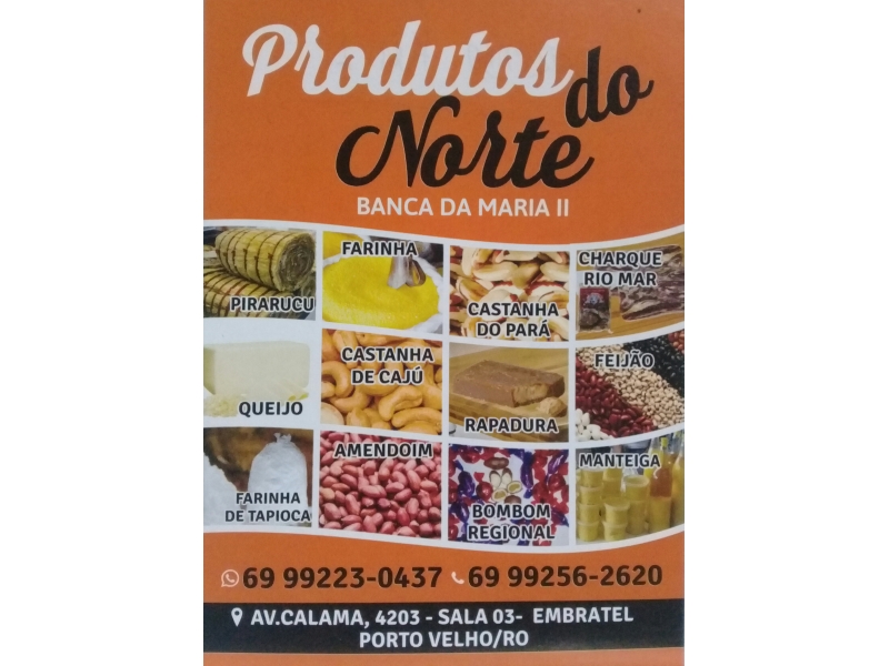 Produtos do Norte em Porto Velho - PRODUTOS do NORTE  