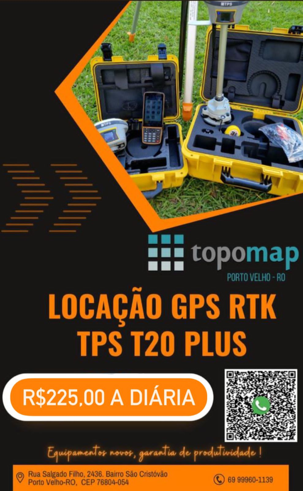 Equipamentos Topográficos em Porto Velho - RONDOMAP