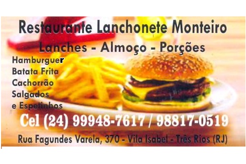 RESTAURANTE EM TRÊS RIOS