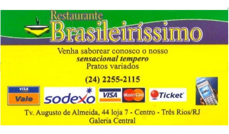 RESTAURANTE EM TRÊS RIOS